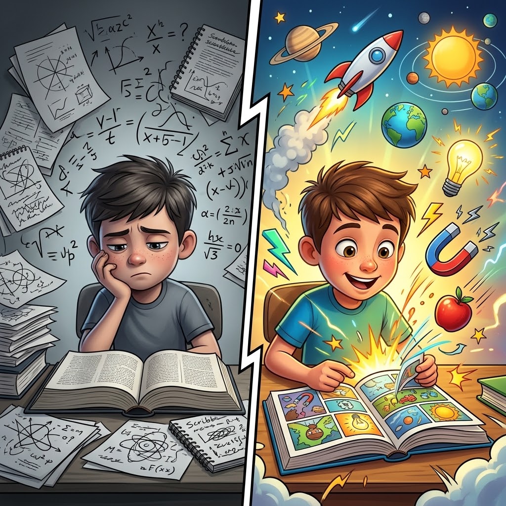 THE SCIENCE QUESTIONS YOUR CHILD KEEPS ASKING, FINALLY ANSWERED IN A WAY THEY'LL UNDERSTAND.